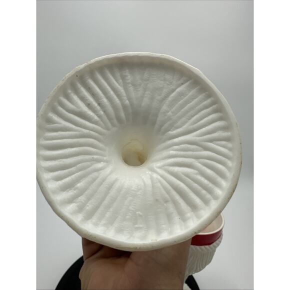 Set Of 2 Vintage Plastic Santa Christmas Goblet Stem Cup - Picture 7 of 7